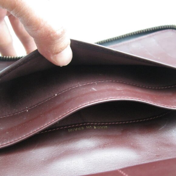 Vintage Chanel Black Caviar Leather Leather Long Bag Wallet - Picture 15 of 16